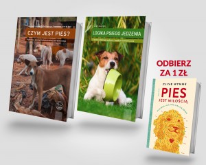 Książki: &#34;Czym jest pies&#34; i &#34;Logika psiego jedzenia&#34;+ &#34;Pies jest miłością&#34; za jedyne 1zł!